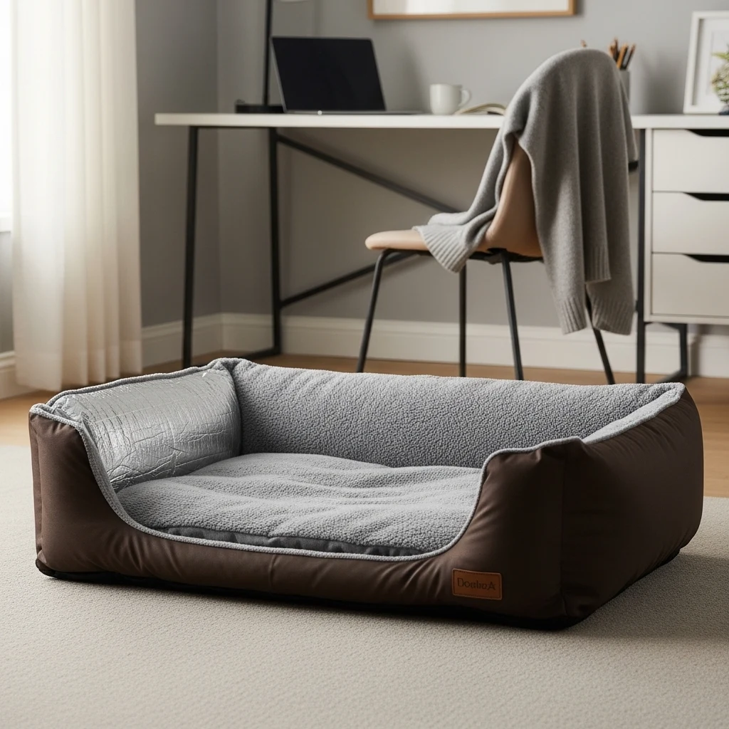 Aspen Pet Self-Warming Bolster Bed