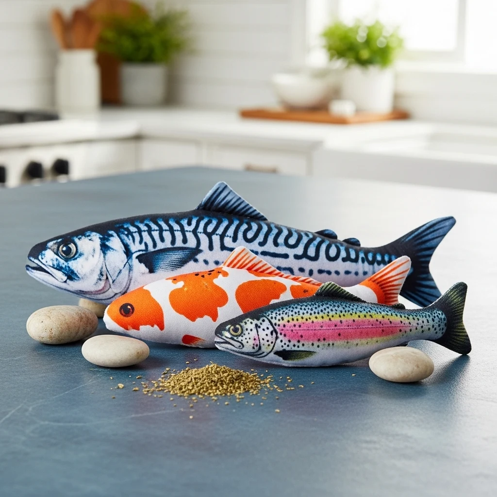 Catnip Fish Toys
