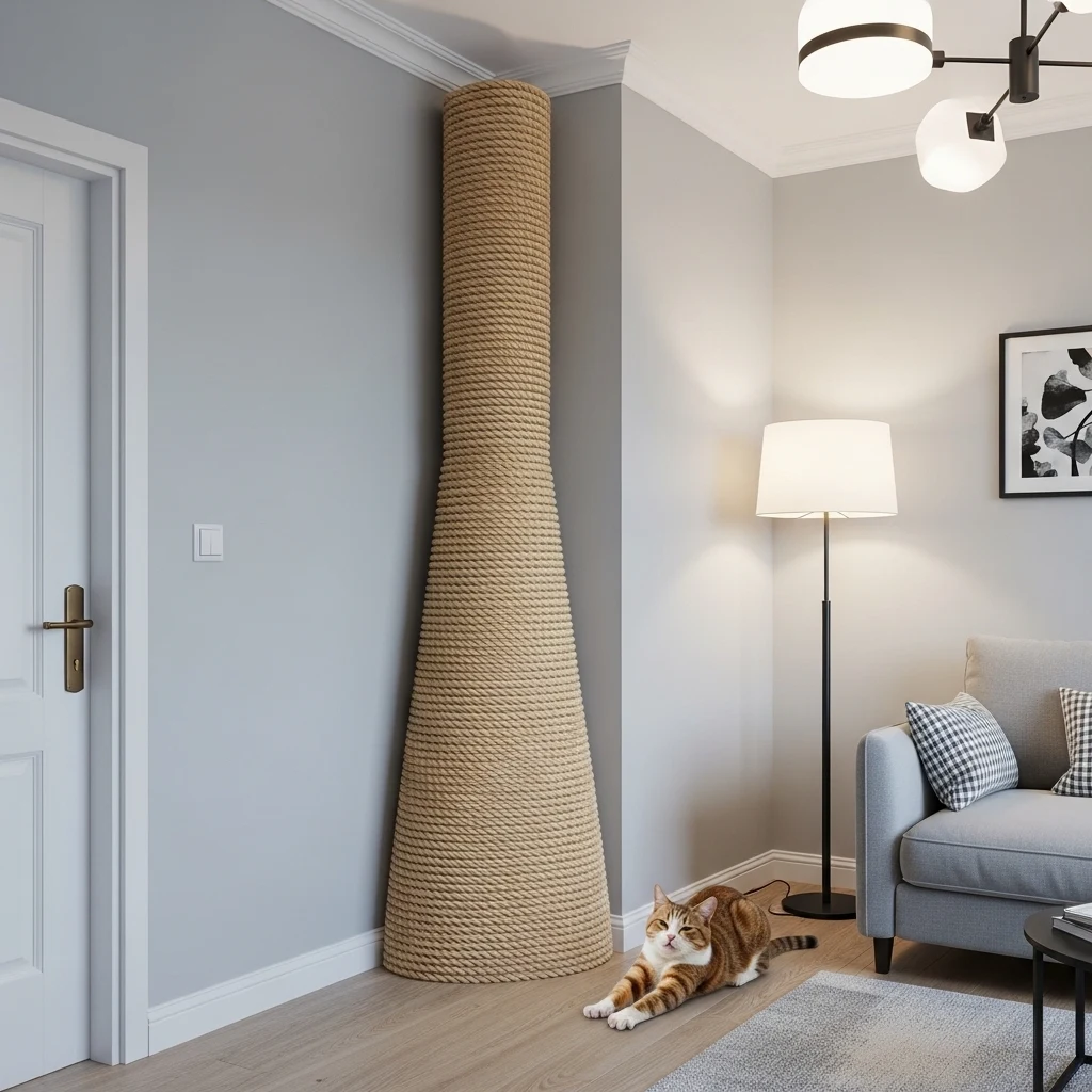 Corner Sisal Post