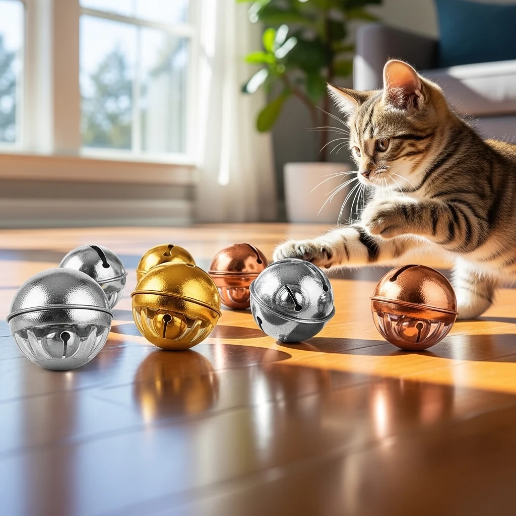 Crinkle Balls with Bells