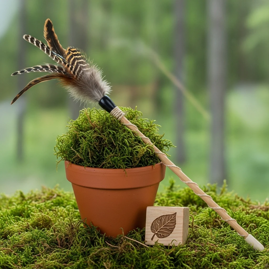 Eco‑Friendly Feather Toy