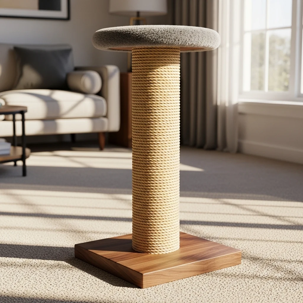 Sturdy Sisal Post