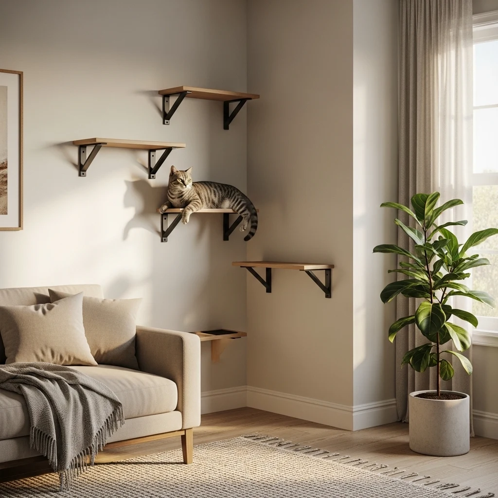 Stylish Cat Shelves