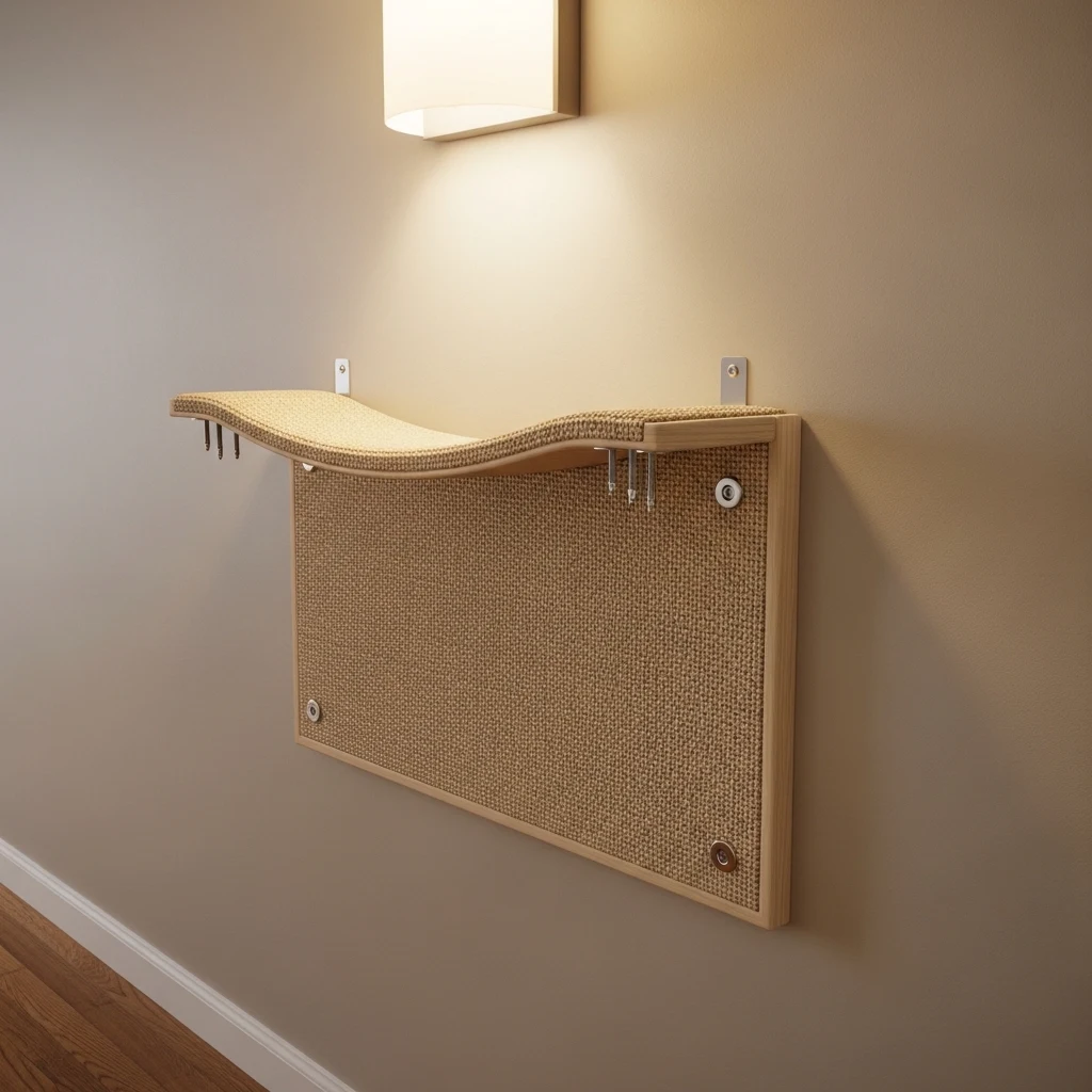 Wall-Mounted Scratcher