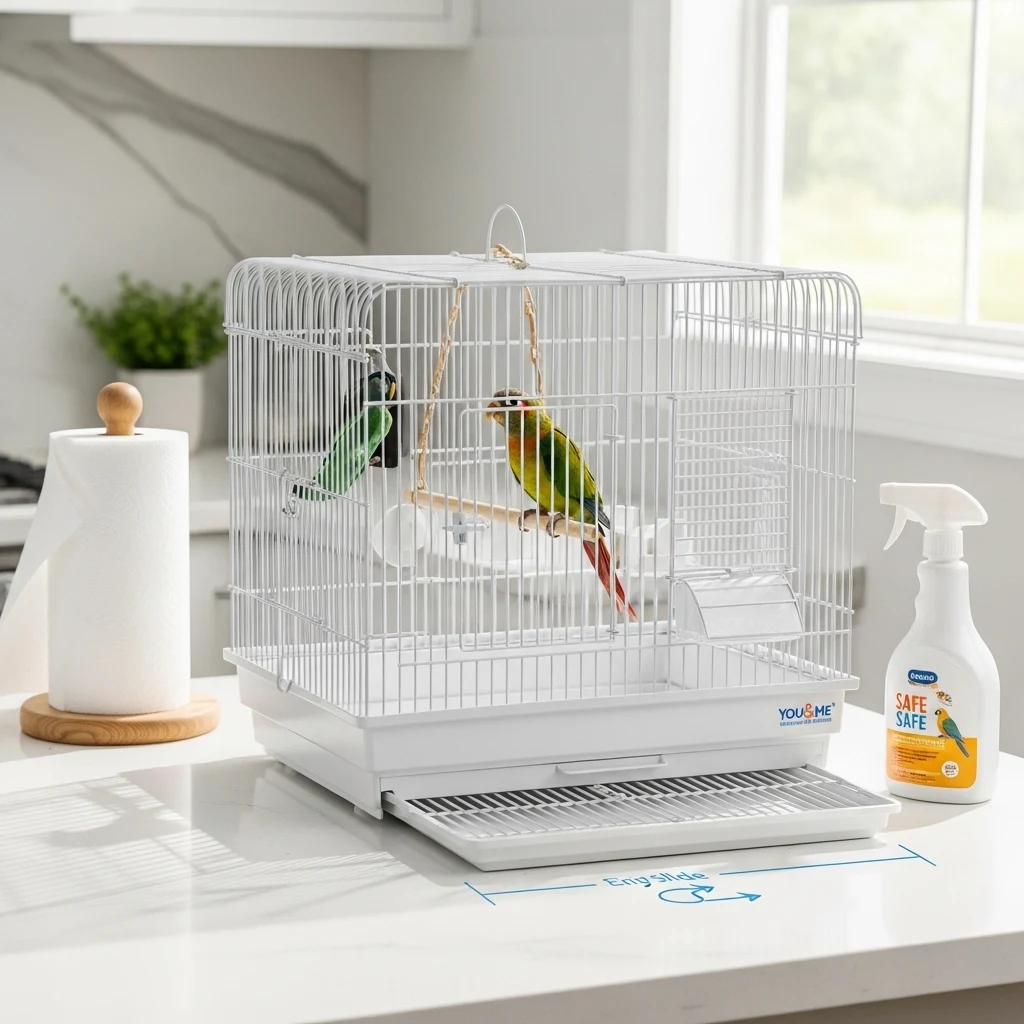 Best for Easy Cleaning: You & Me Finch Rectangle Cage