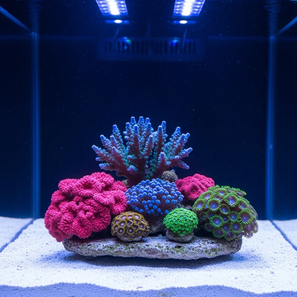 Bright Coral Cluster