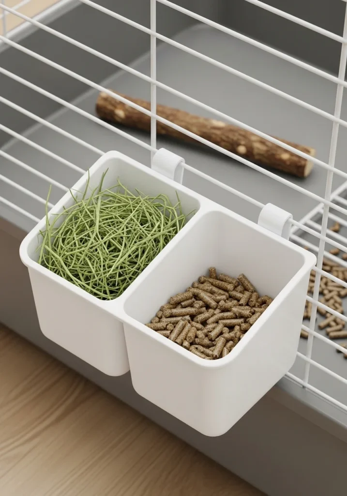 Double Compartment Feeder