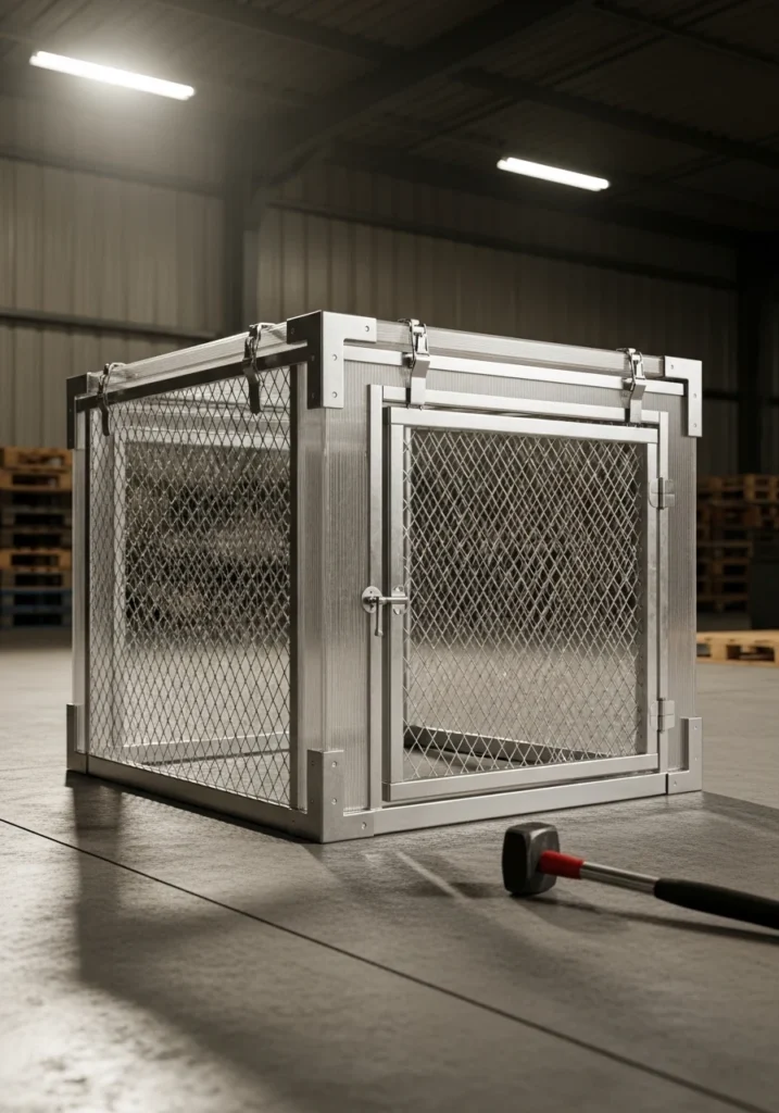 Durable Bin Cage