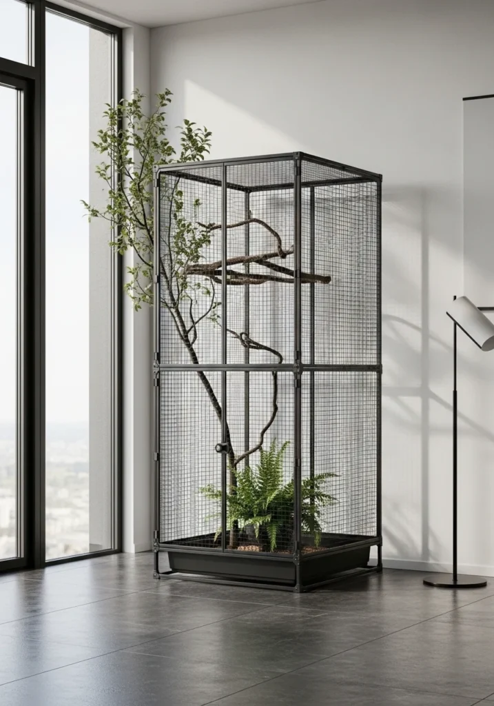 HerpCult Vertical Mesh Cage
