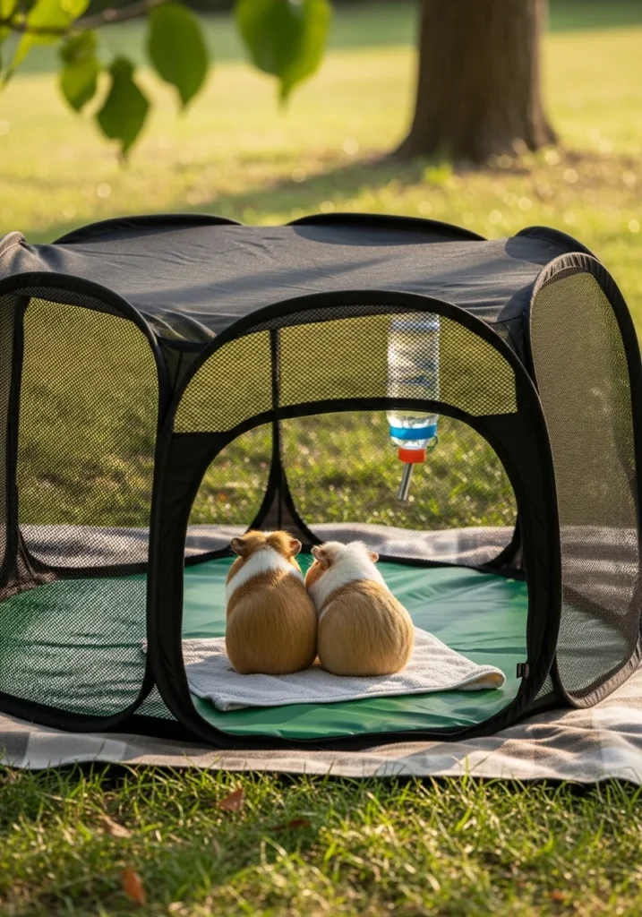 Mesh Fabric Playpen