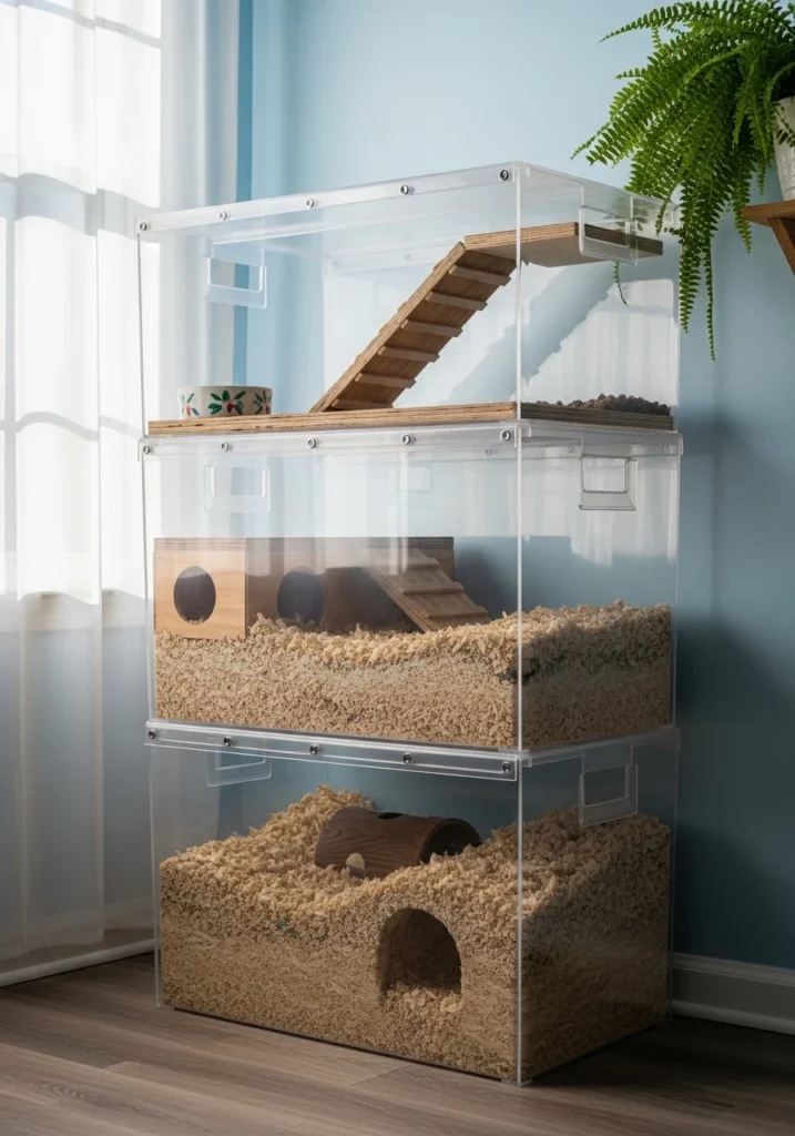 Multi-Level Bin Cage