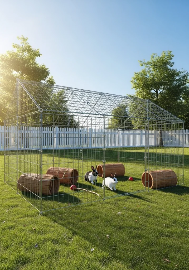 Outdoor Rabbit Run