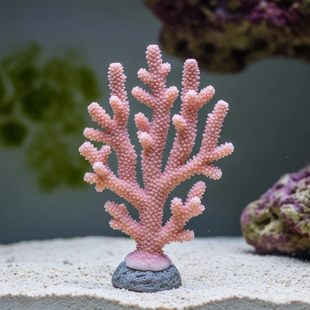 Realistic Coral Branch