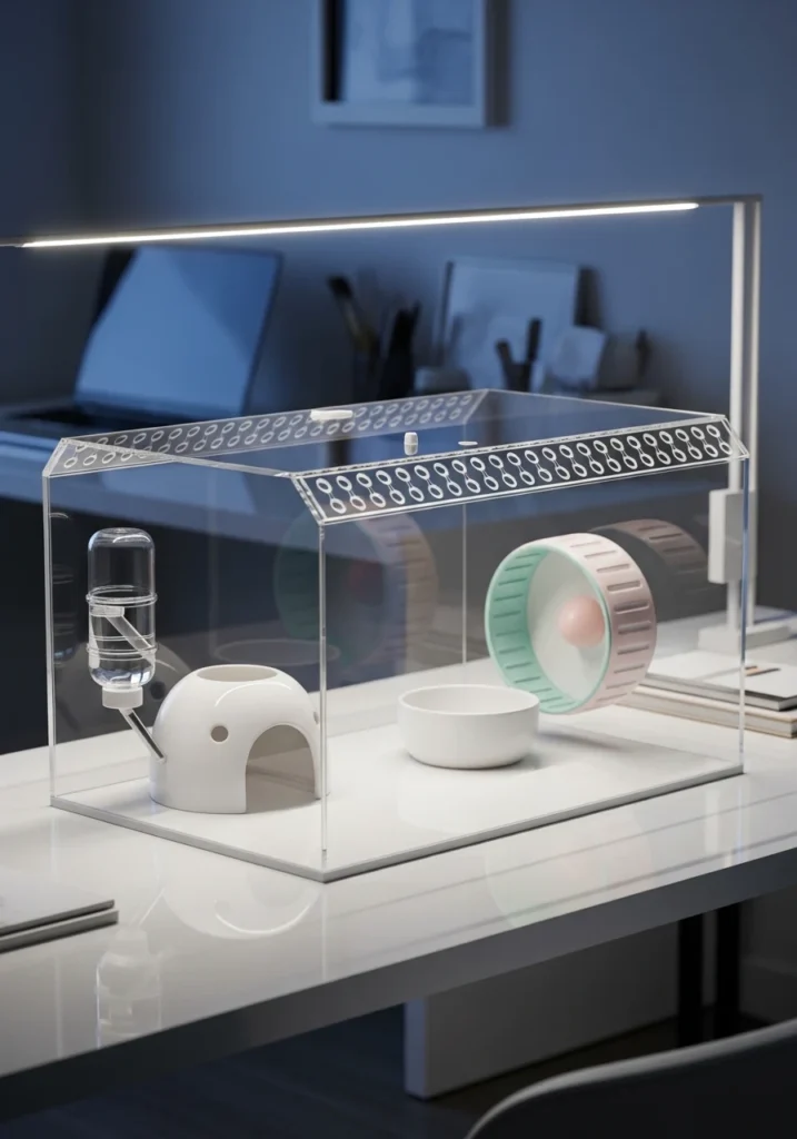 Transparent Acrylic Cage