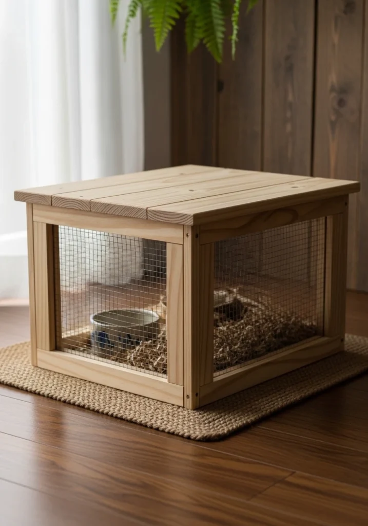 Wooden Hamster House