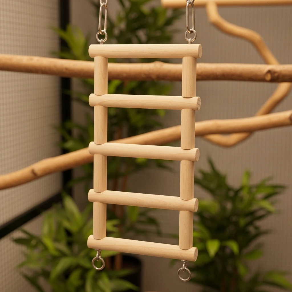 Wooden Ladder Swing