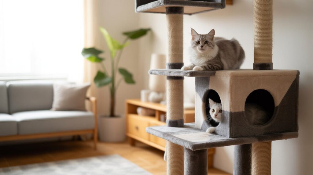 Best Cat Trees with Condos for Climbing and Hiding