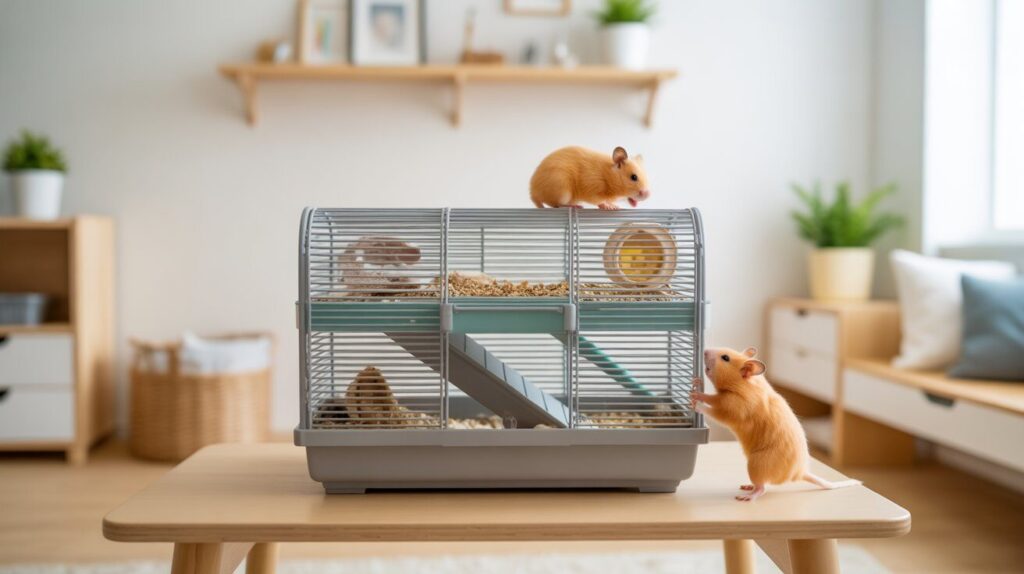 Best Hamster Cages With Two Levels for Happy Pets