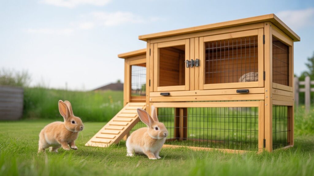 Best Two Story Rabbit Hutches for Happy, Active Bunnies