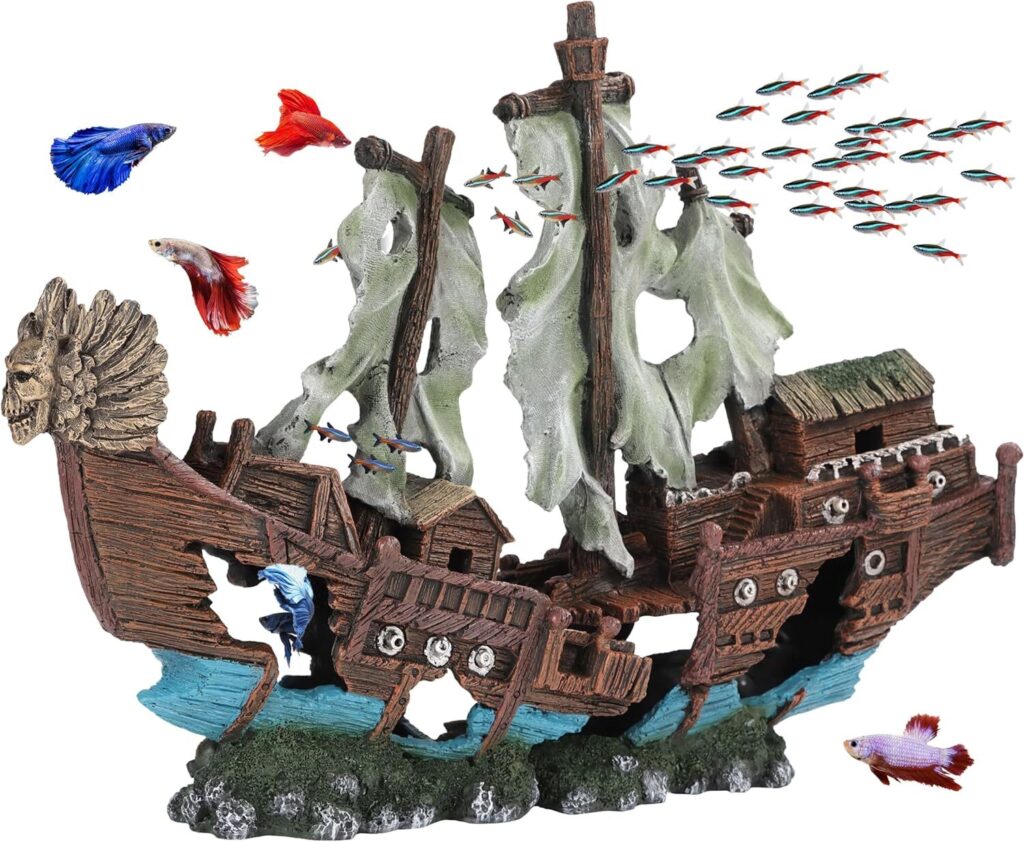 Fish-Safe Resin Decorations for Aquariums