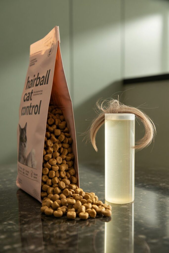How Hairball Control Cat Food Works
