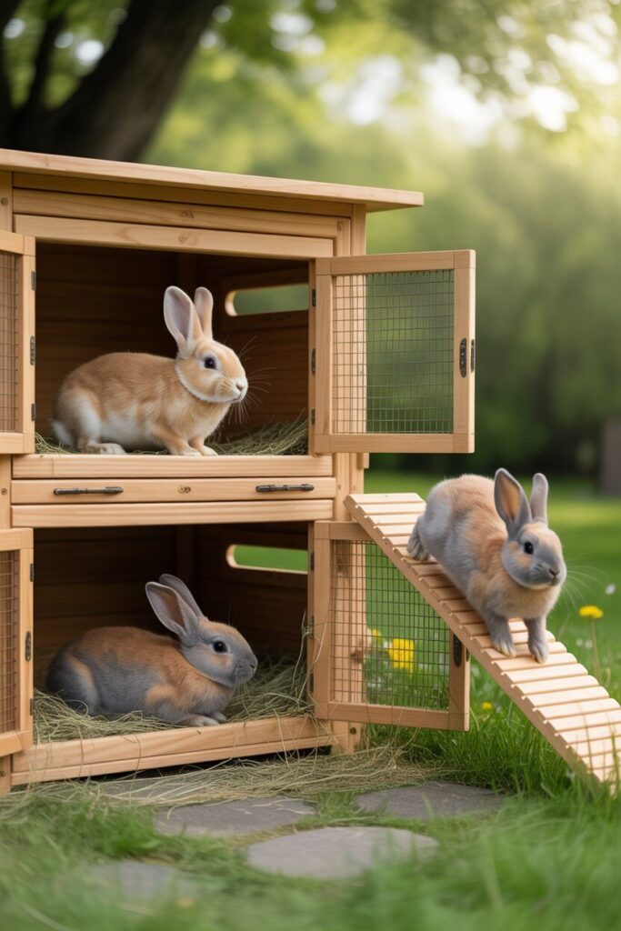 Why Choose a Two Story Rabbit Hutch?