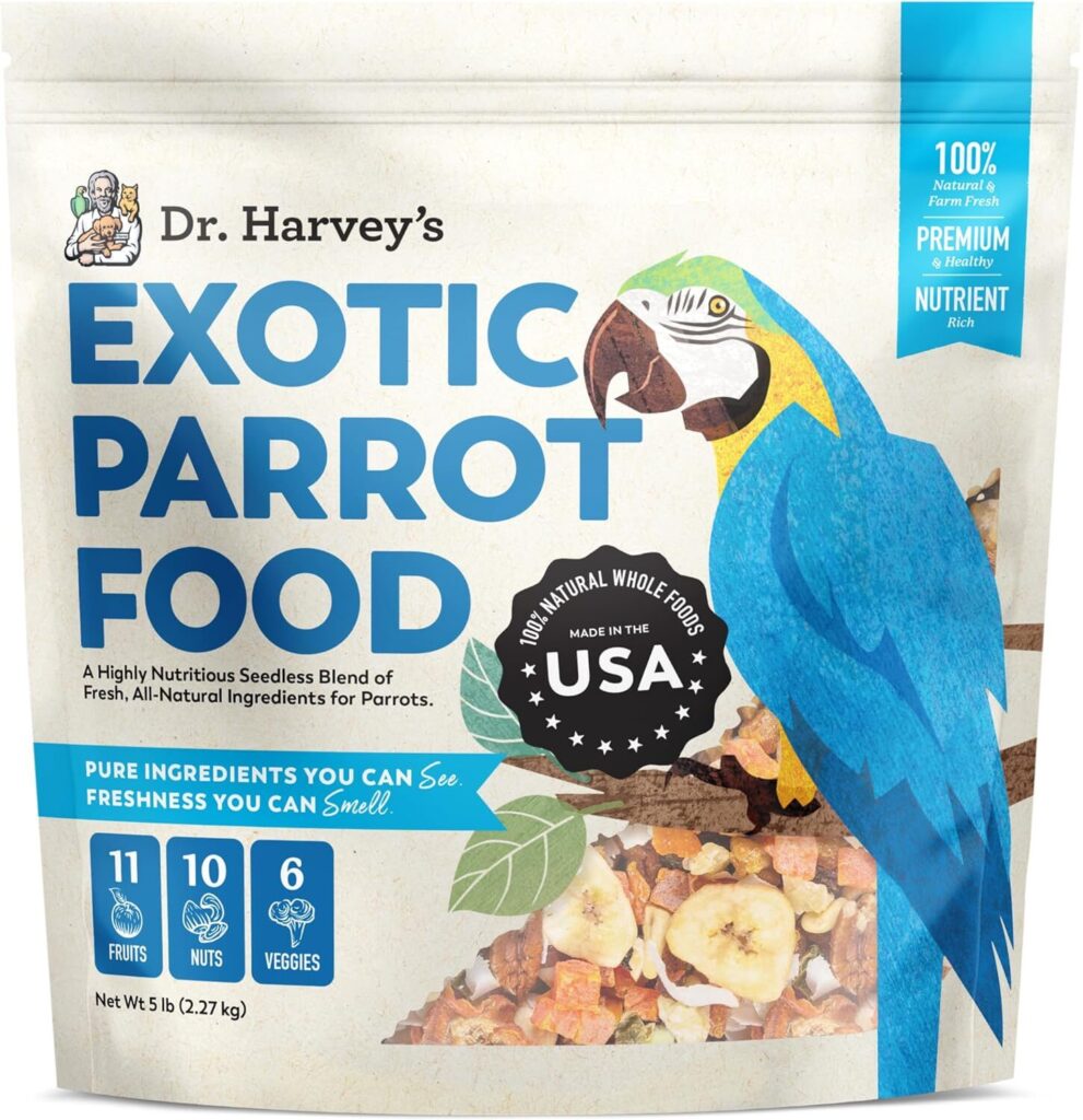 Dr. Harvey’s Exotic Parrot Food Blend