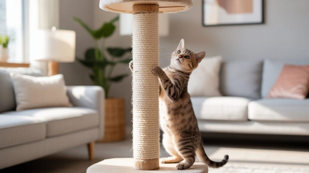 Train Your Cat to Use a Scratching Post Easily