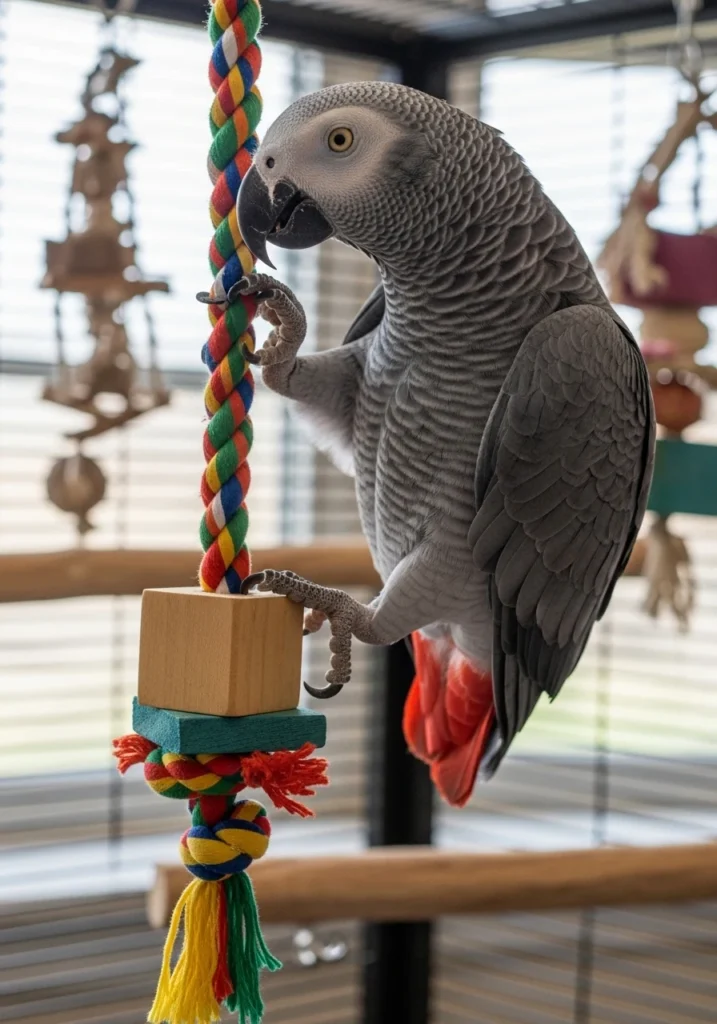 Active and Curious Behavior Signals a Happy Bird