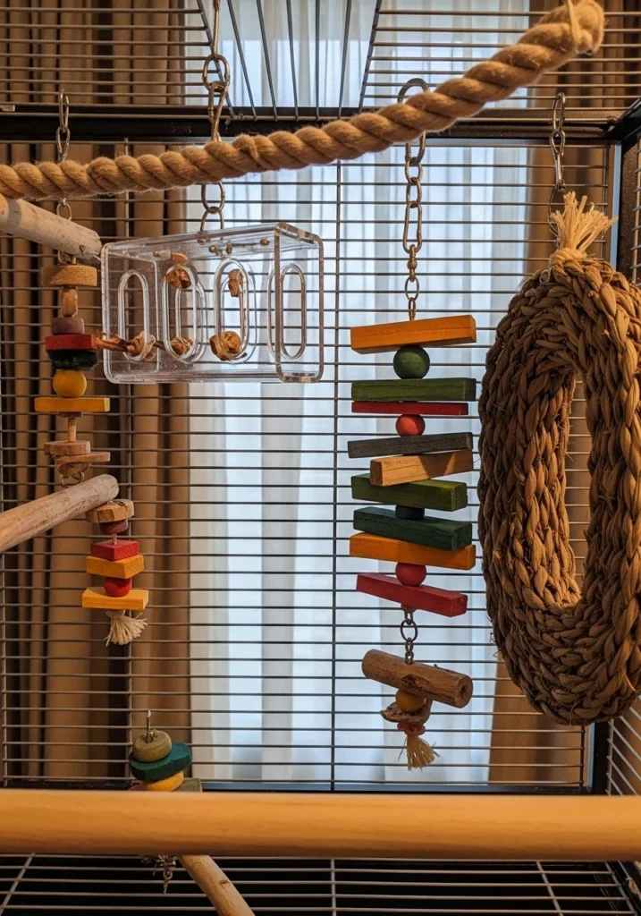 Add Toys That Actually Stimulate Your Bird