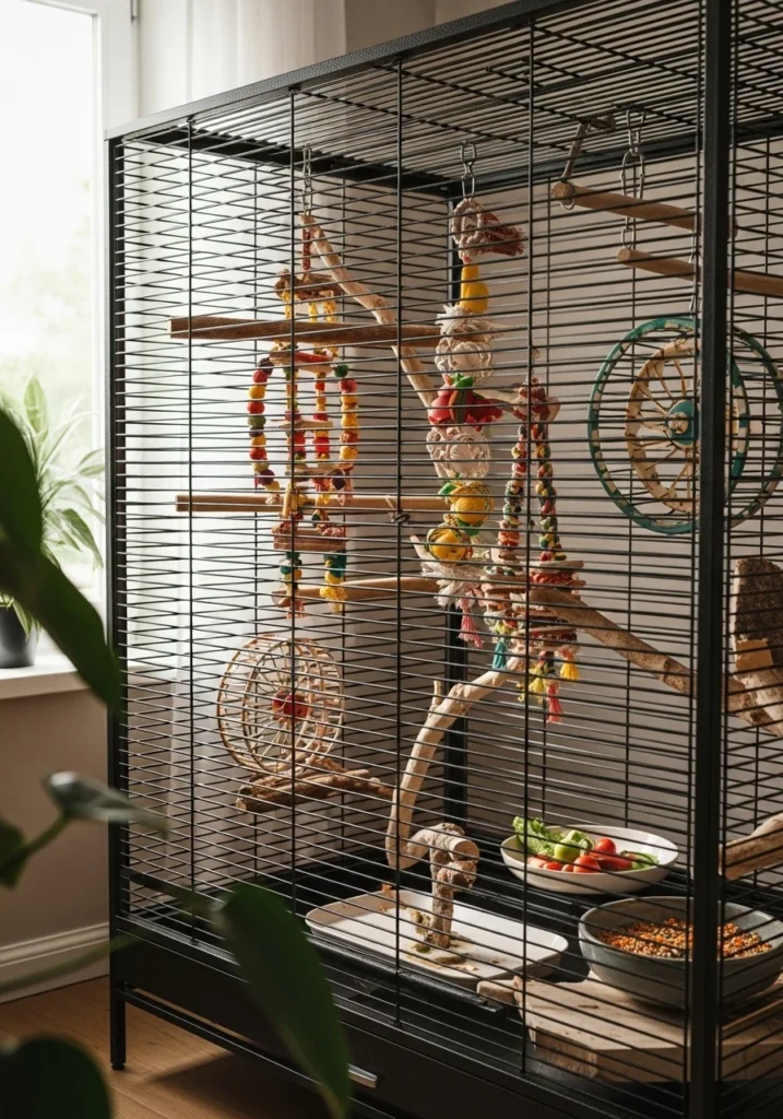 Setting Up the Perfect Bird Cage