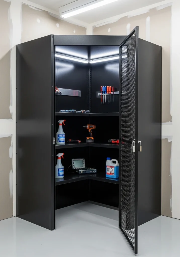 Solid Panel Corner Cages