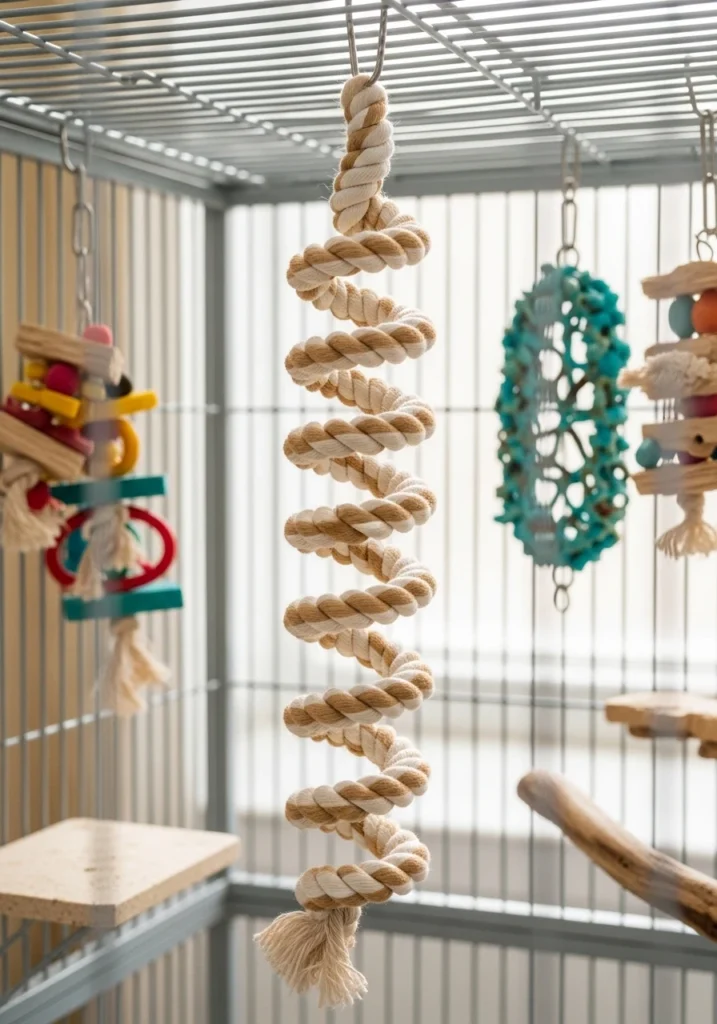 Boing (Spiral Rope Perches)