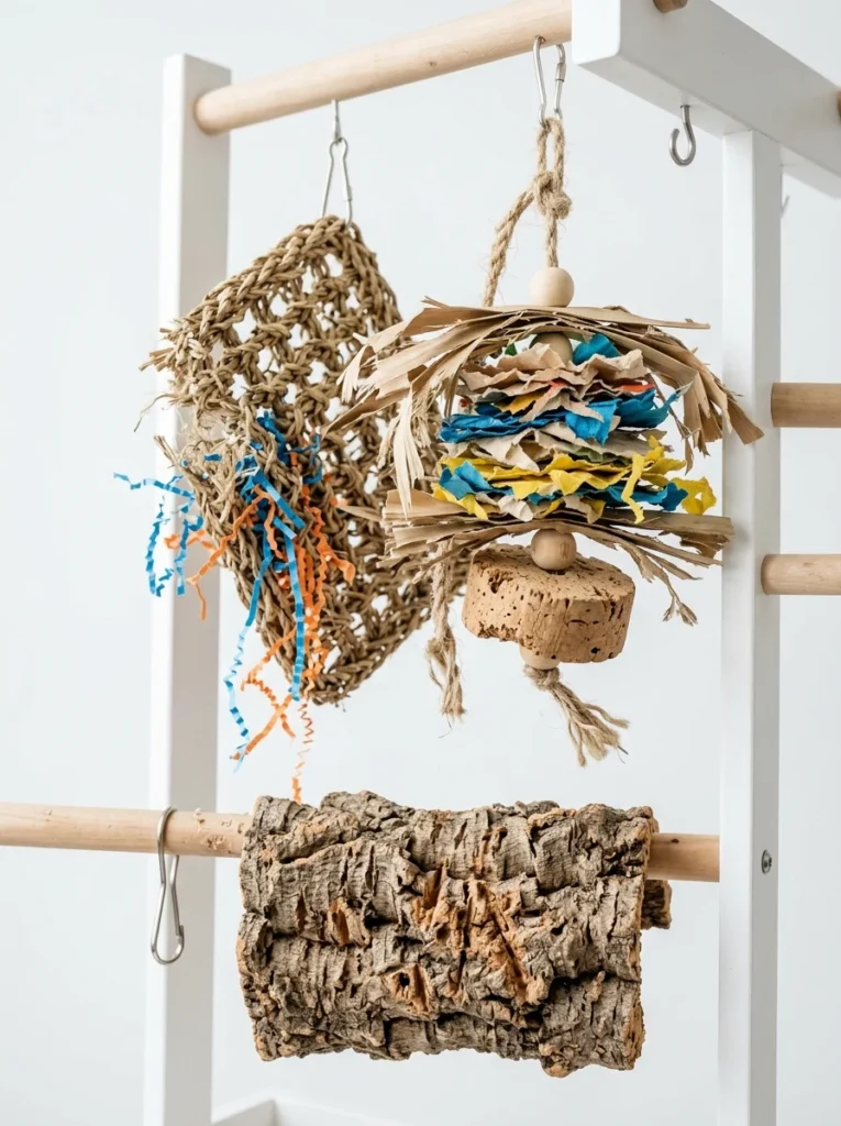 Crinkle and Shredding Toys with Sound Elements