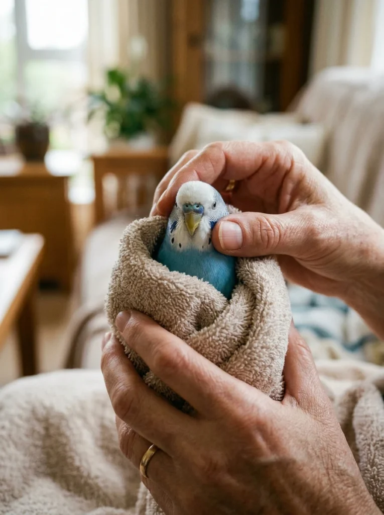 How to Restrain Your Bird Safely