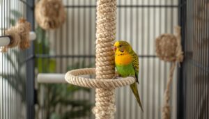 Spiral Bird Rope Perch for Parrots and Parakeets