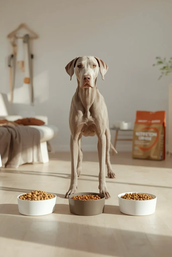 Best Types of Dog Food for High-Energy Weimaraners