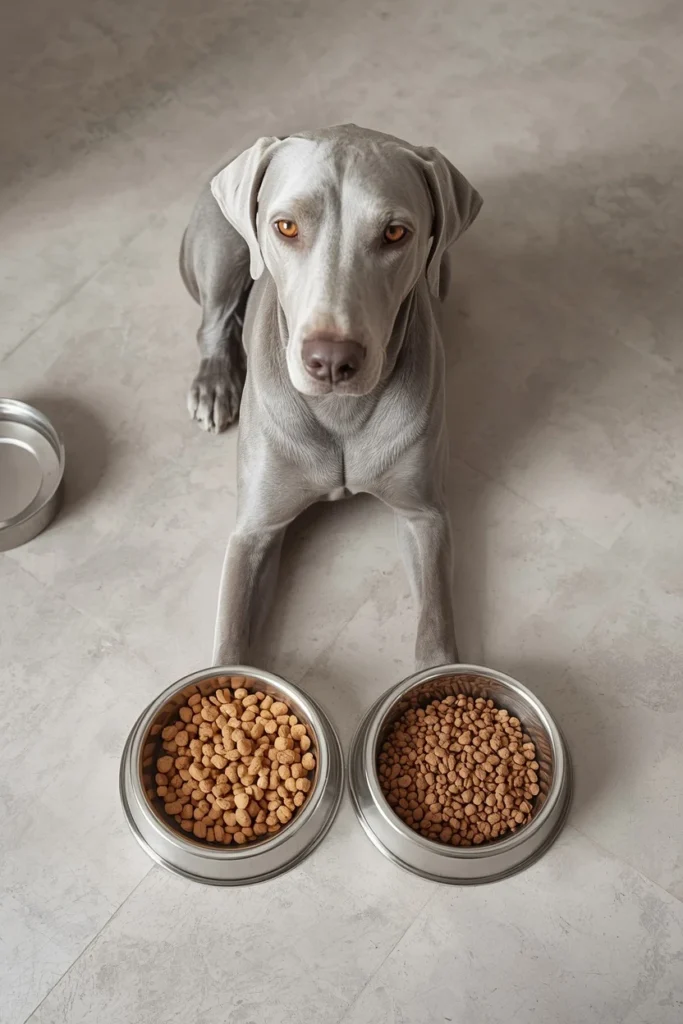 How to Switch Your Weimaraner to a New Food