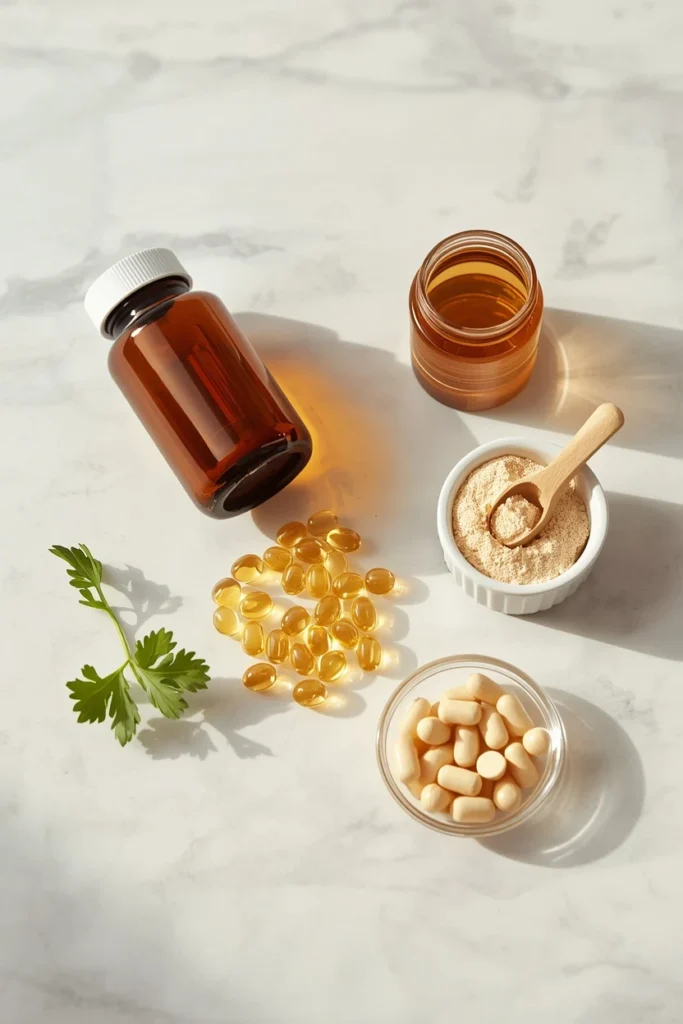 Supplement Support Flat Lay